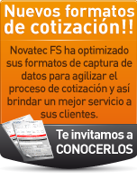 NUEVOS FORMATOS DE COTIZACIÓN: Novatec FS ha optimizado sus formatos de captura de datos para agilizar el proceso de cotización y así brindar un mejor servicio a sus clientes. CONOCELOS!!!