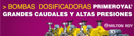 BOMBAS DOSIFICADORAS PRIMEROYAL® DE MILTON ROY