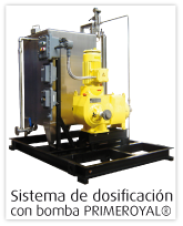 SISTEMA DE DOSIFICACIÓN CON BOMBA PRIMEROYAL®
