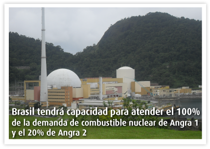 Uranio para planta nuclear angra brasil